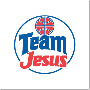 Team Jesus - Basketball Logo Posters and Art